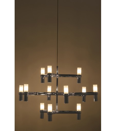 MOOSEE Lampa wisząca ATOMIC chrom
