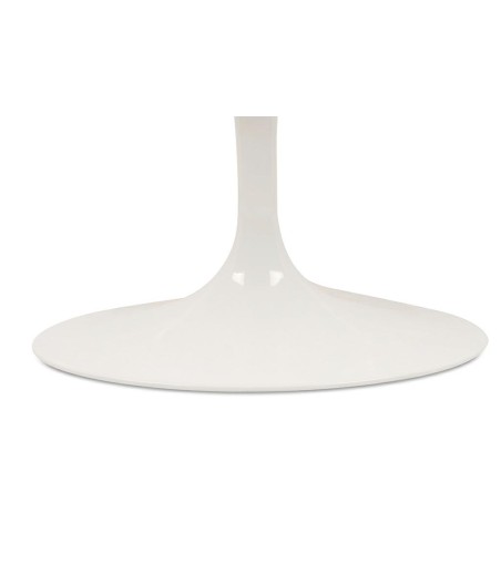 Stół TULIP ELLIPSE 200 biały - MDF,       metal