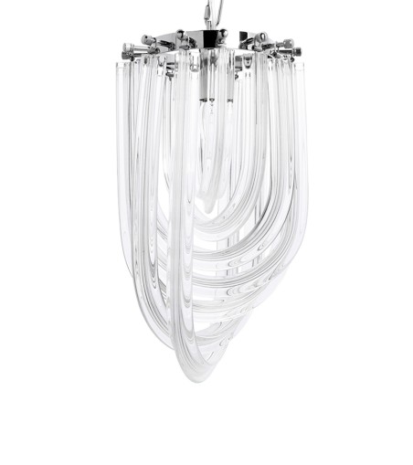 MOOSEE lampa wisząca MURANO S chrom