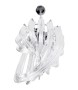 MOOSEE lampa wisząca MURANO S chrom