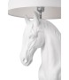 MOOSEE lampa podłogowa KOŃ HORSE STAND    S biała - włókno szklane