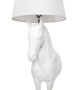 MOOSEE lampa podłogowa KOŃ HORSE STAND    S biała - włókno szklane