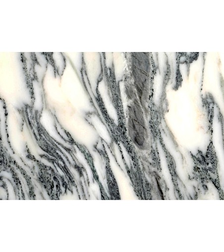 Stół TULIP ELLIPSE MARBLE ARABESCATO 200  biały - marmur, metal