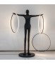 MOOSEE lampa podłogowa HUMAN CIRCULO      włókno szklane