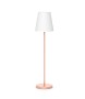 NEW GARDEN lampa podłogowa LOLA SLIM 180 SOLAR & BATTERY rose gold