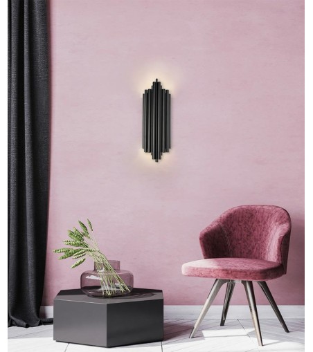 MOOSEE lampa ścienna HARMONIC BLACK czarna