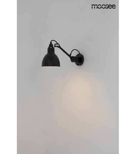 MOOSEE lampa ścienna FRANK czarna