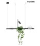 MOOSEE lampa wisząca PLANT czarna