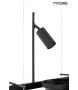 MOOSEE lampa wisząca PLANT czarna