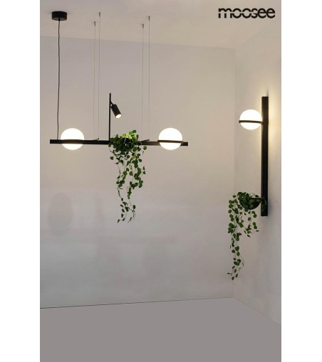 MOOSEE lampa wisząca PLANT czarna