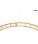 MOOSEE lampa wisząca LIBERTY 100 złota
