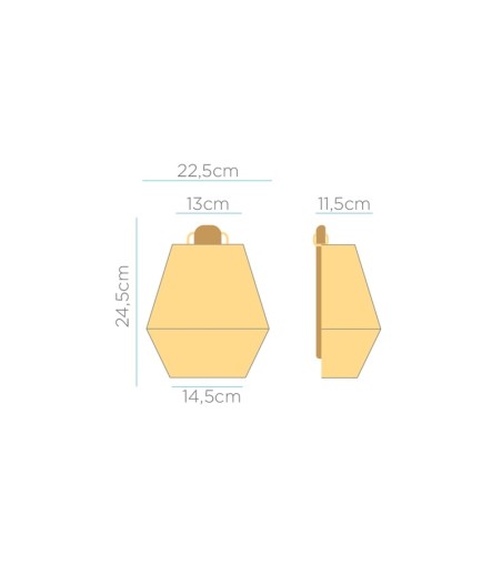 NEW GARDEN lampa ścienna SISINE 25 WALL IN&OUT BATTERY