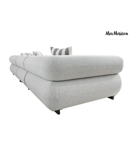 MaMaison sofa ogrodowa ALEXANDER szara    (poduszki i pokrowiec w zestawie)