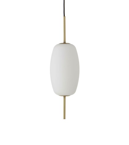 FRANDSEN lampa wisząca SILK S - mosiądz, szkło