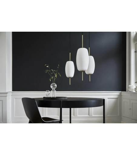 FRANDSEN lampa wisząca SILK S - mosiądz, szkło