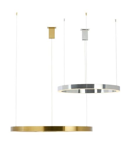 MOOSEE lampa wisząca RING 80 srebrna