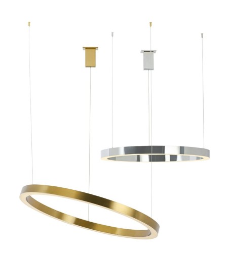 MOOSEE lampa wisząca RING 80 srebrna