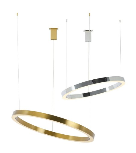 MOOSEE lampa wisząca RING 80 srebrna
