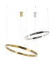 MOOSEE lampa wisząca RING 80 srebrna