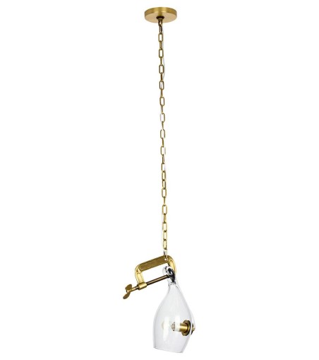 MOOSEE lampa wisząca VICE mosiądz