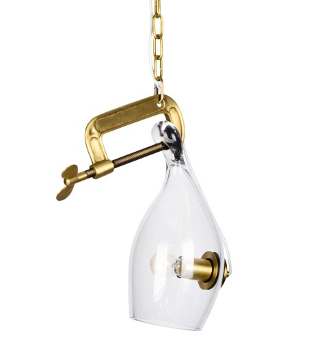 MOOSEE lampa wisząca VICE mosiądz