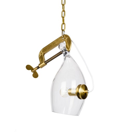 MOOSEE lampa wisząca VICE mosiądz