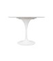 Stół TULIP MARBLE 100 CARRARA biały -     marmur, metal