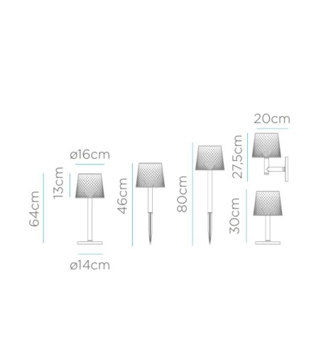 NEW GARDEN lampa ogrodowa GRETA SOLAR NEGRO 5in1 czarna