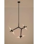 MOOSEE lampa wisząca CANDELABR 6 czarna