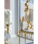 KARE lampa stołowa RABBIT 68 cm  złota / biała