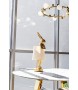 KARE lampa stołowa RABBIT 68 cm  złota / biała