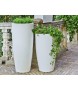 NEW GARDEN donica BAMBU 90 BATTERY biała