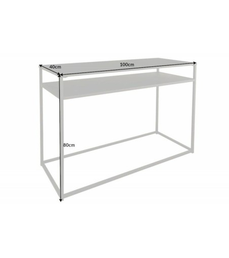 INVICTA konsola DURE STELL 100cm czarna