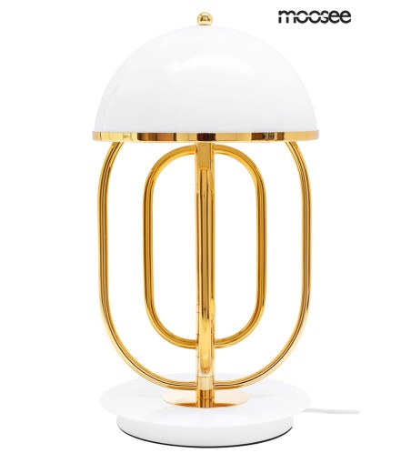 MOOSEE lampa stołowa BOTTEGA złota / biała