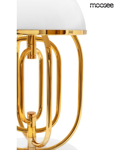 MOOSEE lampa stołowa BOTTEGA złota / biała