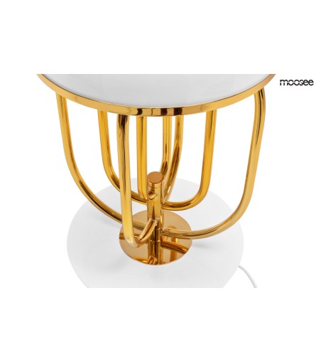 MOOSEE lampa stołowa BOTTEGA złota / biała
