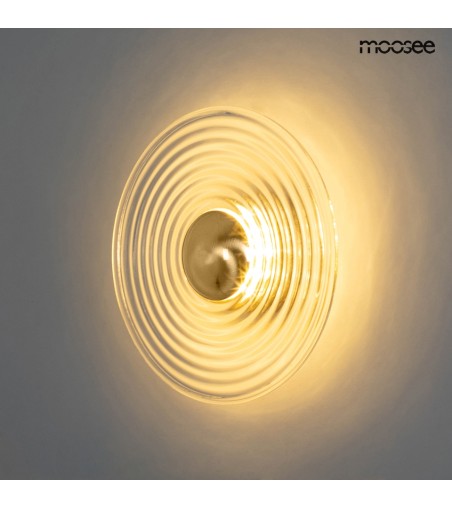 MOOSEE lampa ścienna ONDA złota