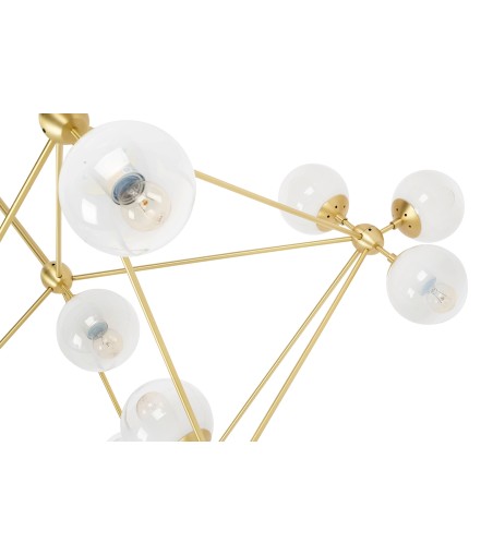 MOOSEE lampa wisząca PLANETARIO 15 GOLD   złota - klosze szronione