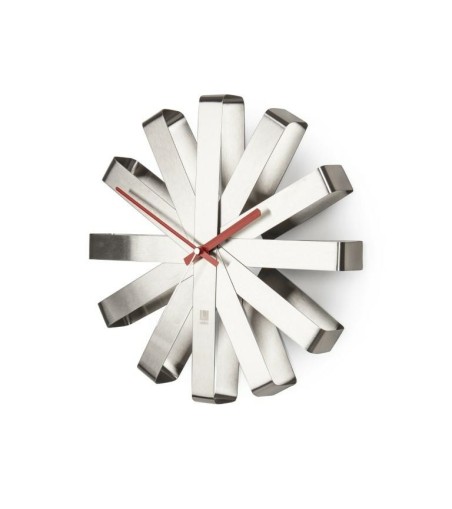 UMBRA zegar RIBBON  - stal