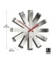 UMBRA zegar RIBBON  - stal