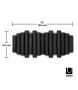 UMBRA wieszak na ubrania PICKET RAIL czarny