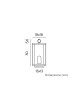 NEW GARDEN lampa dekoracyjna SIROCO 30 BATTERY IN&OUT