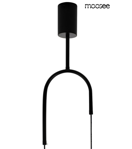 MOOSEE lampa wisząca ACUSTICA czarna