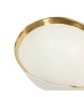 KARE komplet 4 misek BELL 15 cm           biało-złoty