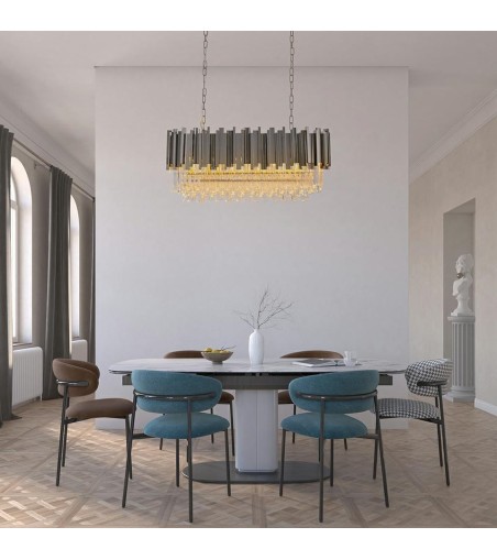 MOOSEE lampa wisząca IMPERIAL LONG        SILVER 90
