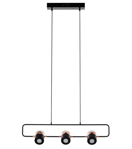MOOSEE lampa wisząca BLINK 3 czarna