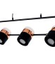 MOOSEE lampa wisząca BLINK 3 czarna