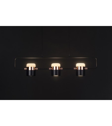 MOOSEE lampa wisząca BLINK 3 czarna
