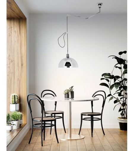 MOOSEE lampa wisząca ROTA 360 srebrny     chrom