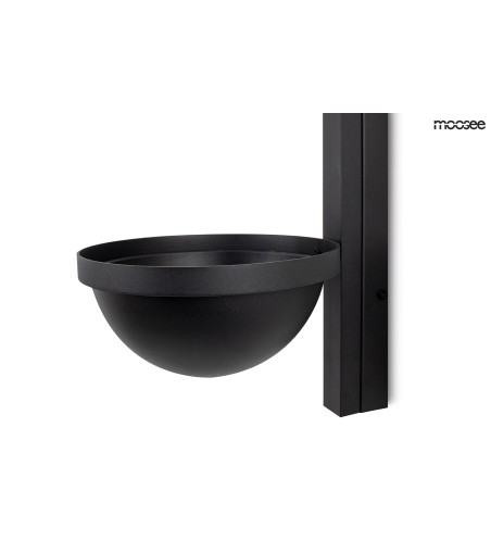 MOOSEE lampa ścienna PLANT WALL czarna